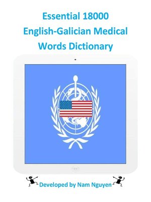 cover image of Essential 18000 English-Galician Medical Words Dictionary